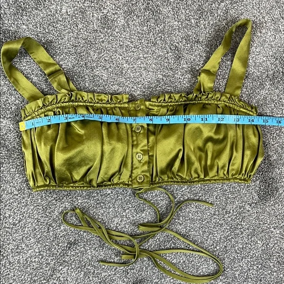 Nicholas Tracy silk crop top and shorts set - Picture 13 of 16